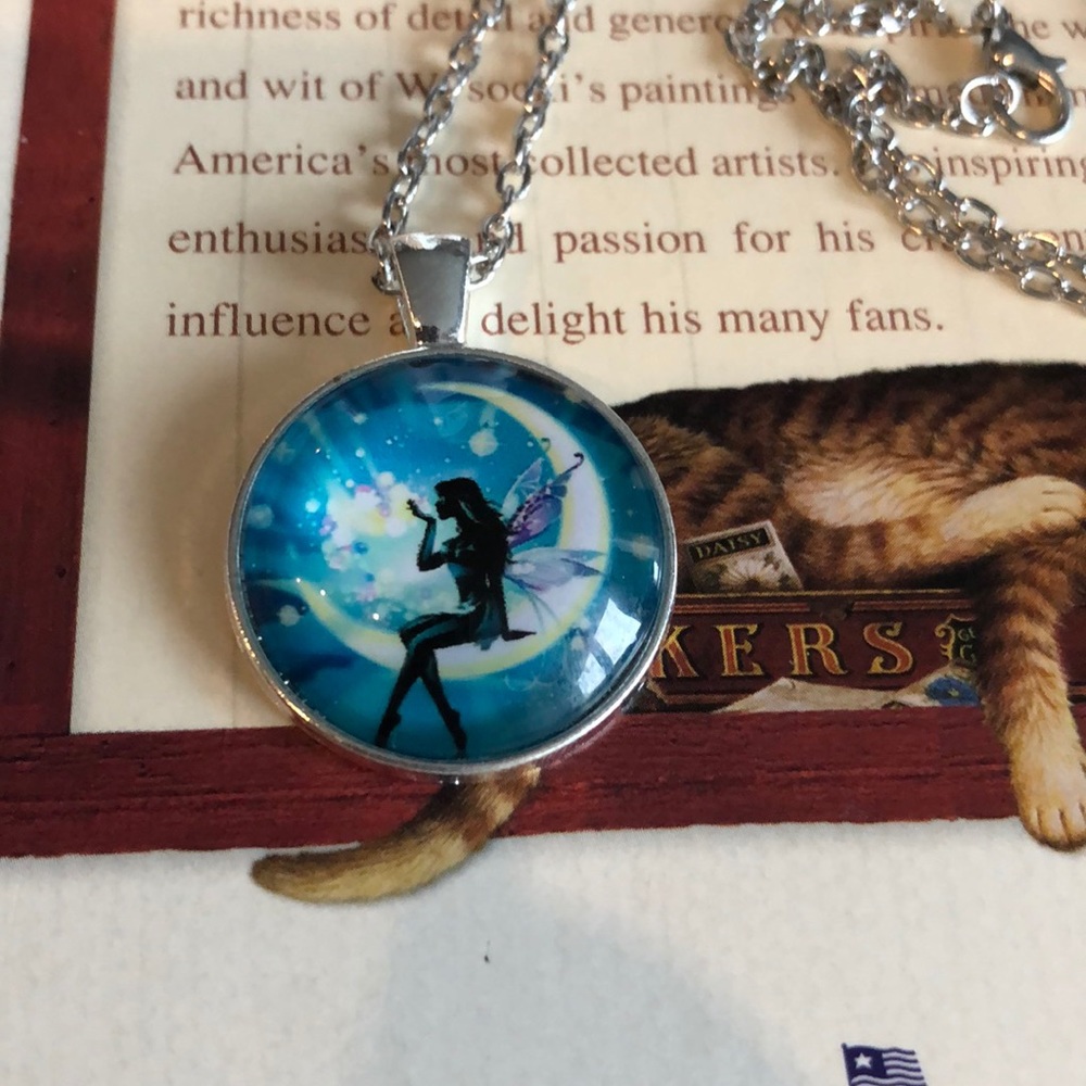 Moon fairy necklace